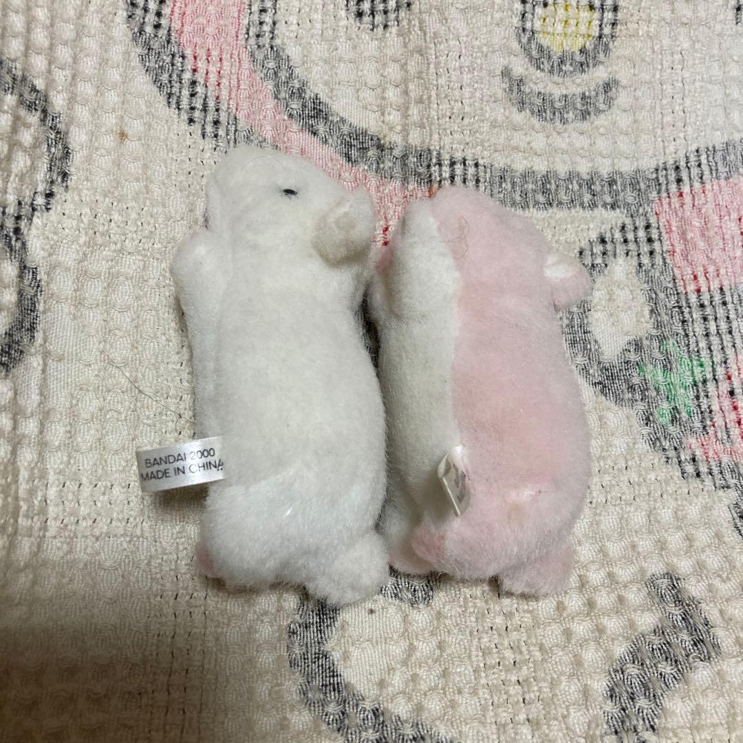 平成レトロ バンダイ 当時物 2000年 ハムスターランド ぬいぐるみ 2こ