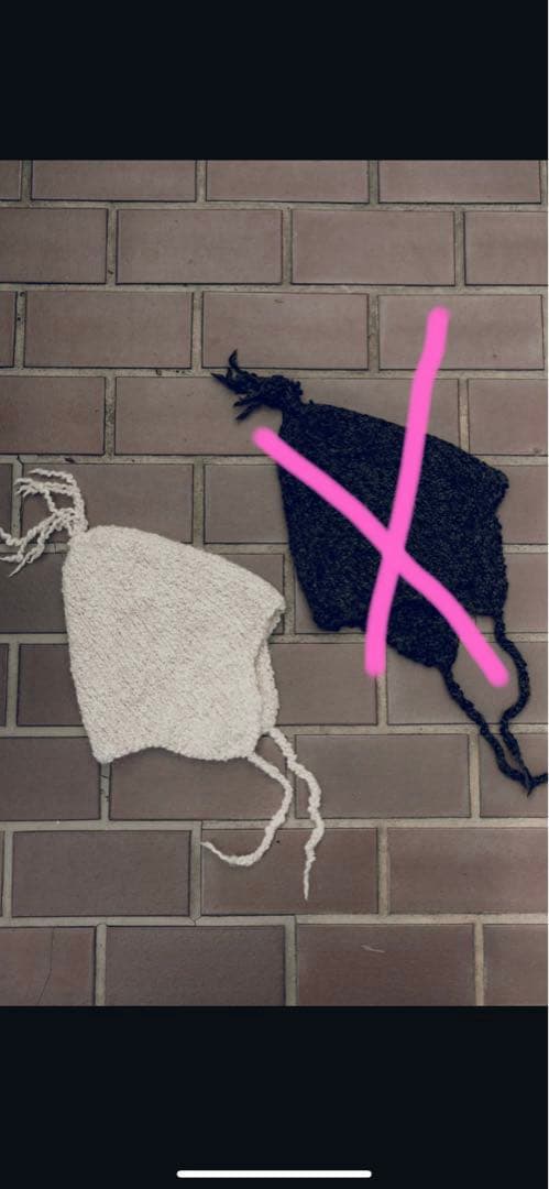 vonsonoのウール・アルパカ混フード型ニット帽 vonsonoのウール・アルパカ混フード型ニット帽 vonsonoのウール