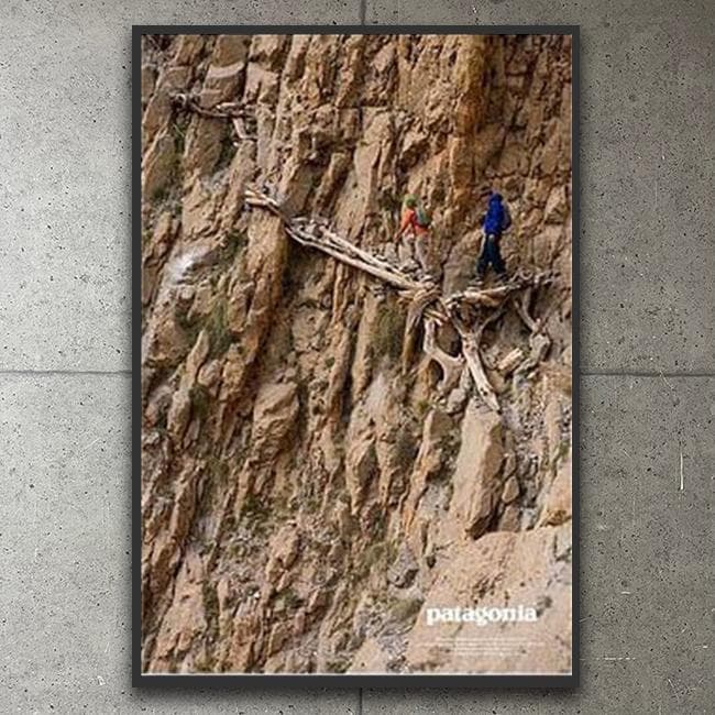 額装品/Andrew Burr Sticks 'n（パタゴニア）/アートポスター - メルカリ