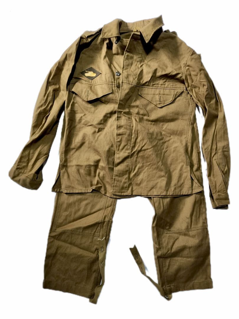 ロシア軍 実物 戦車兵 戦闘服 タンカーズスーツ 50-3 カーキ ドイツ 戦車兵