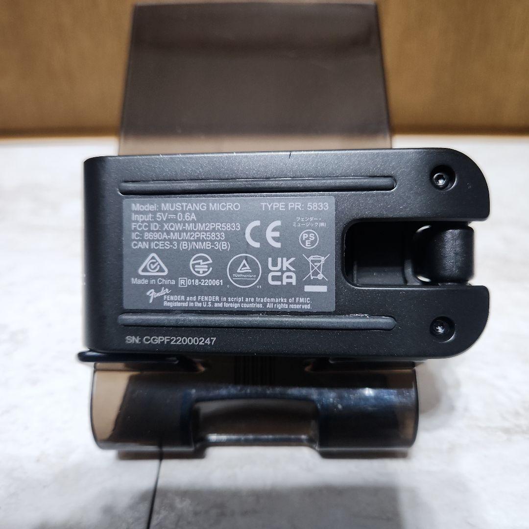 Fender　MUSTANG MICRO ギターヘッドフォンアンプ