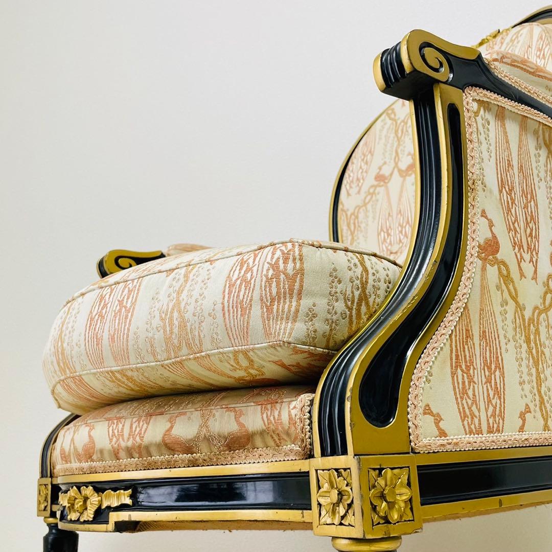 最高級 メローニフランチェスコ ロココ様式 一人掛けチェア イタリア製