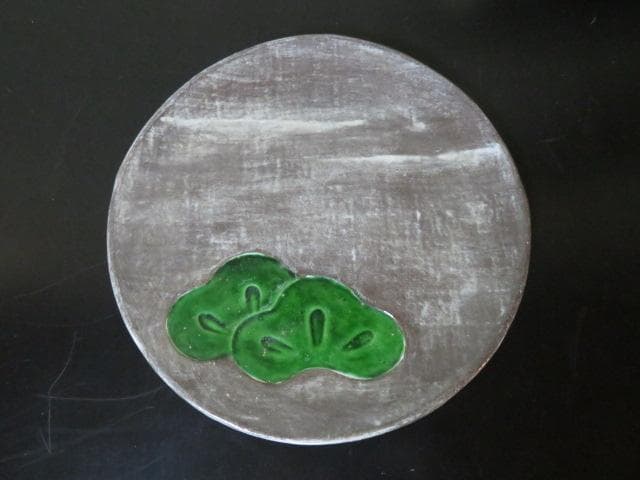 菓子皿　光琳の松　文