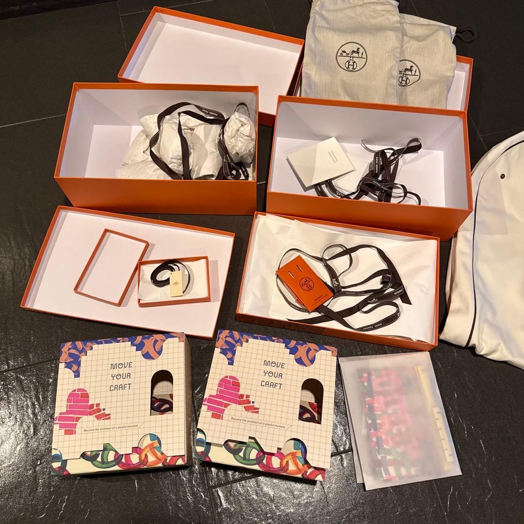 美品エルメス 空箱&保存袋&オーガメントセックローズドイベント限定空