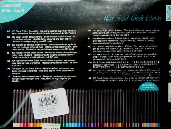 Faber-Castell Black Edition★100色★油性色鉛筆