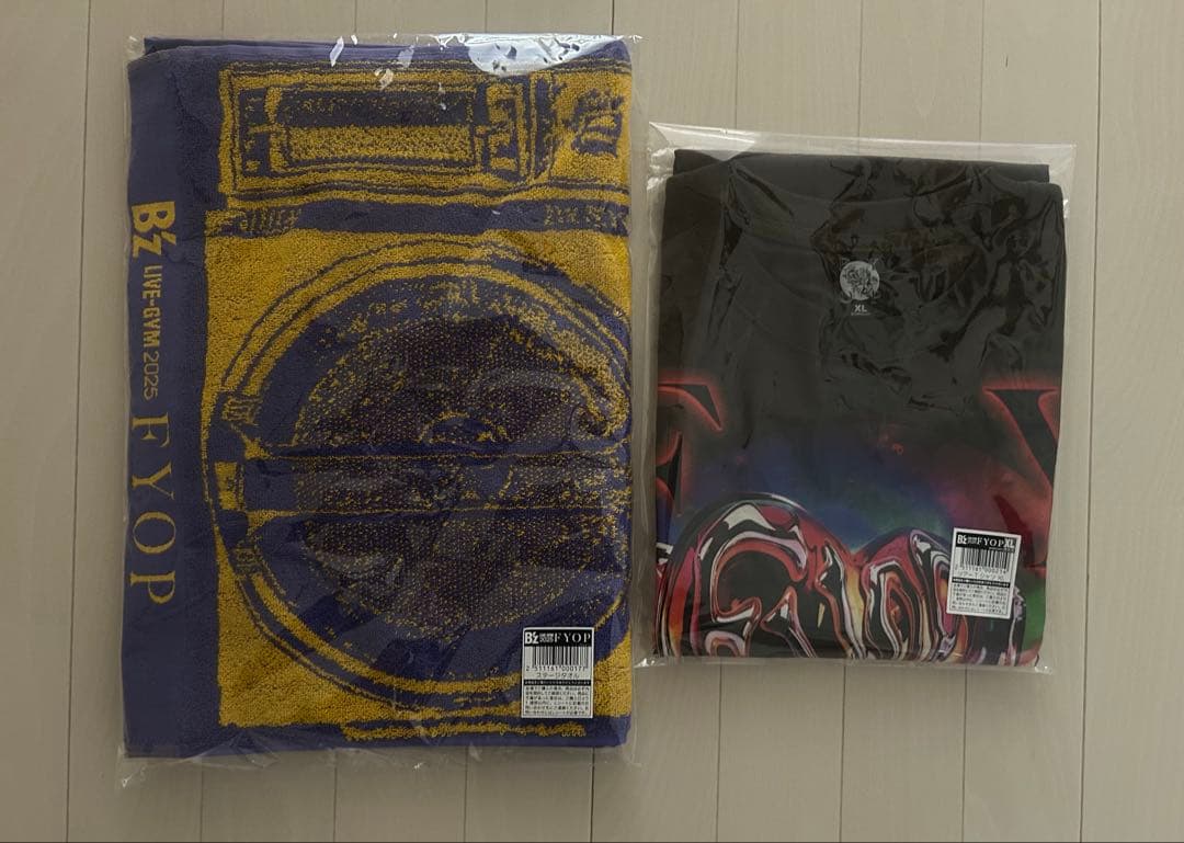 B’z LIVE-GYM 2025 FYOP Tシャツ・タオルセット XL B'z LIVE-GYM 2025 FYOP Tシャツ・タオルセット XL