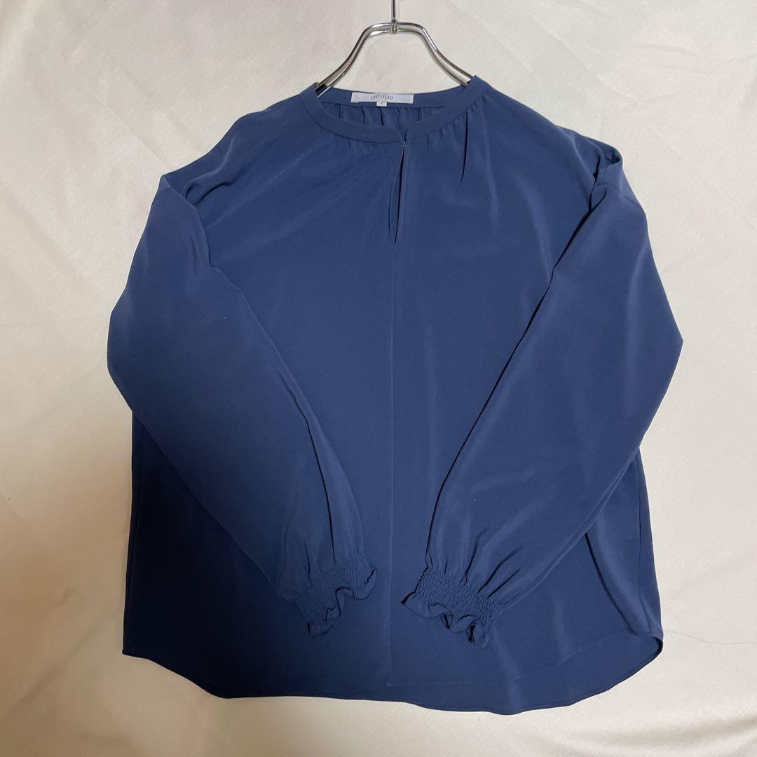 アンタイトル ブルーガウチョ セットアップ 3L 15号 ブラウス 大きいサイズ