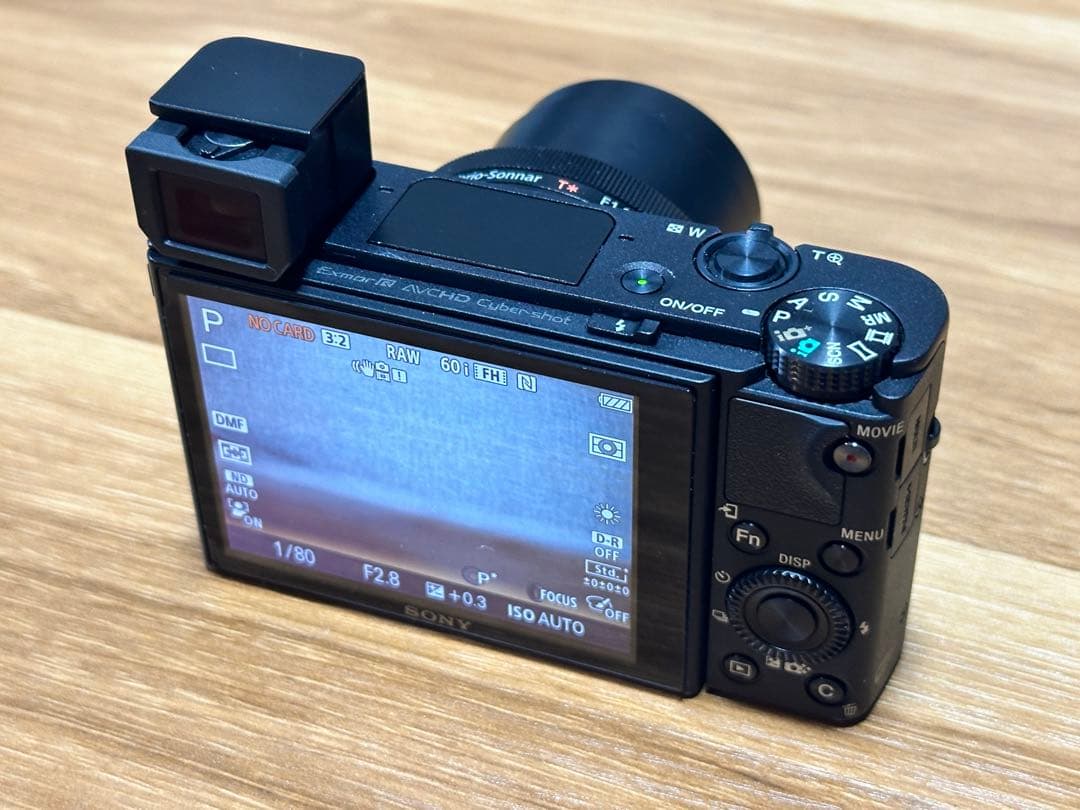 SONY RX100M3 動作良好 元箱・純正レザーケース付 2010万画素