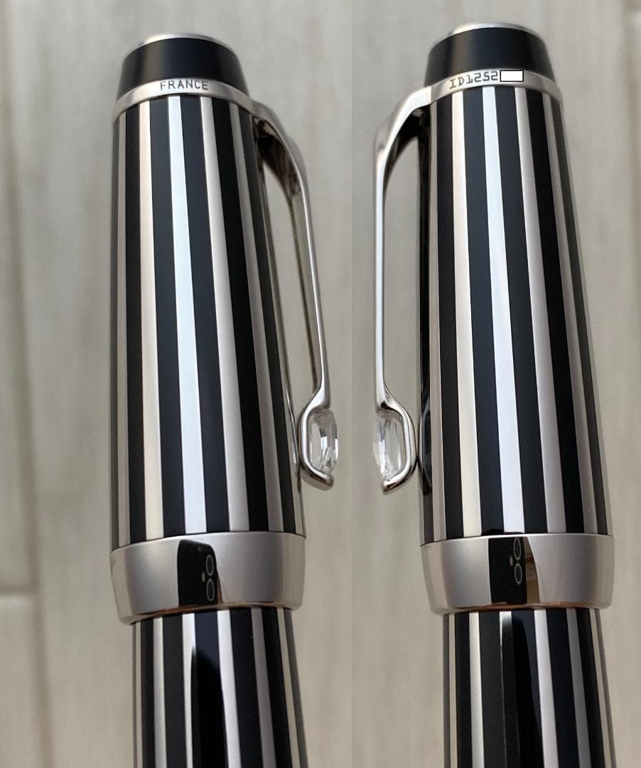 超美品 希少 モンブラン ボエム プラチナプレート クリスタル ローラー