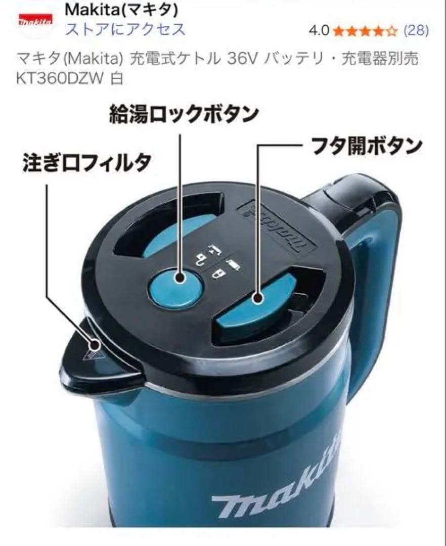マキタケトル