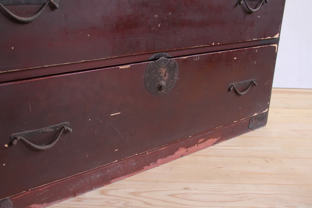 和箪笥 4段 古道具 古家具 ビンテージ アンティーク レトロ