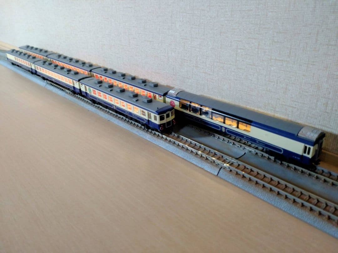 KATO Nゲージ ばんえつ物語号 青客車7両 C57-180号機 ジャンク品