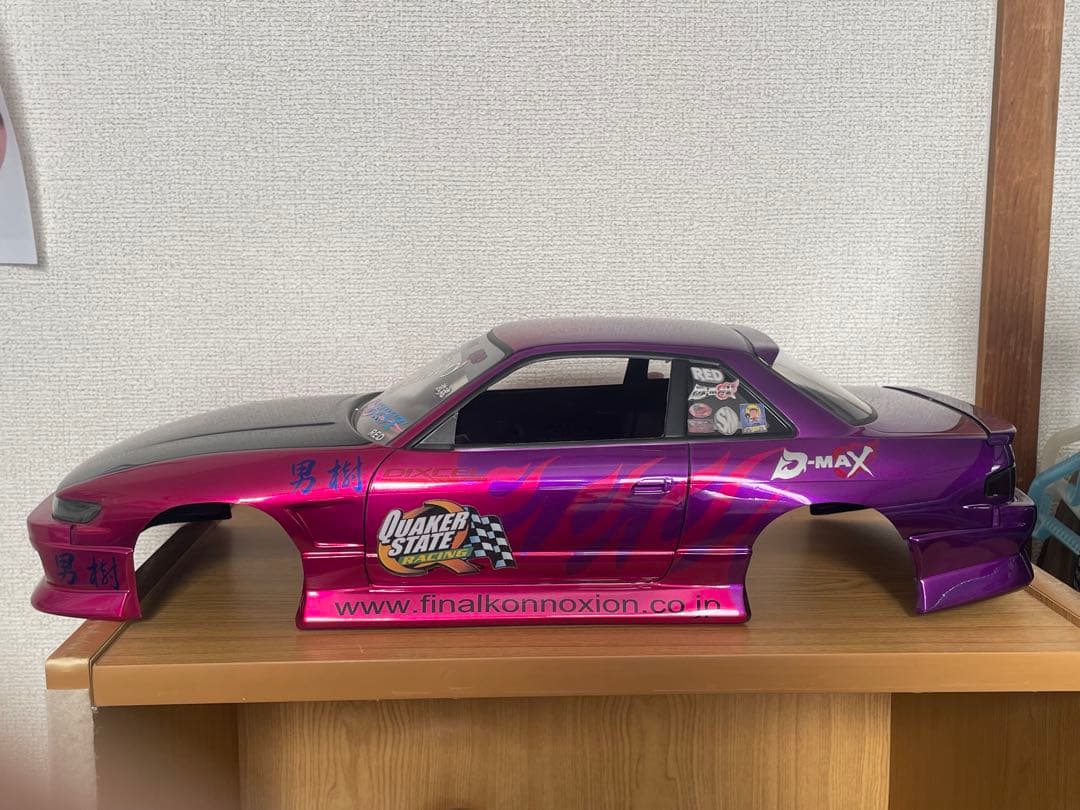 ラジコンボディ S13 シルビア 中村直樹 BURST