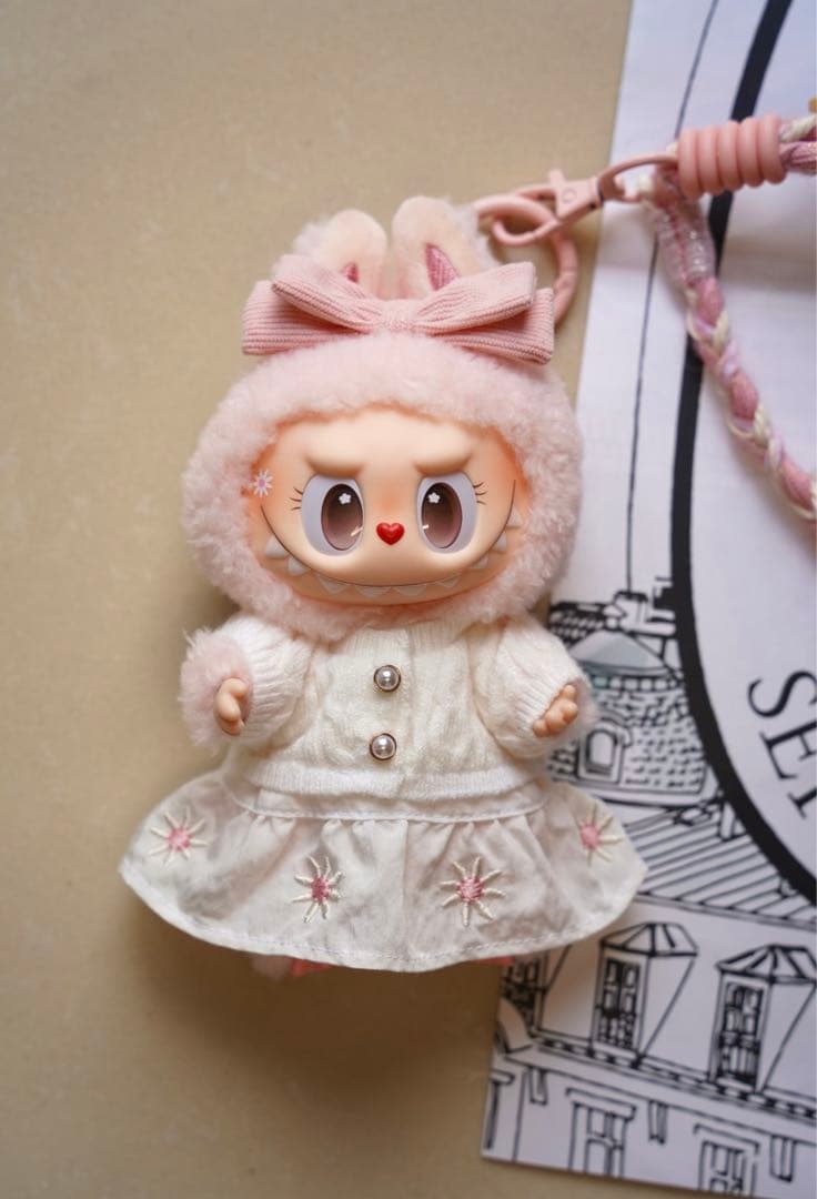 POPMART MOKOKO 新作 毛玉パーティー ラブブ ぬいぐるみ モモコ - メルカリ