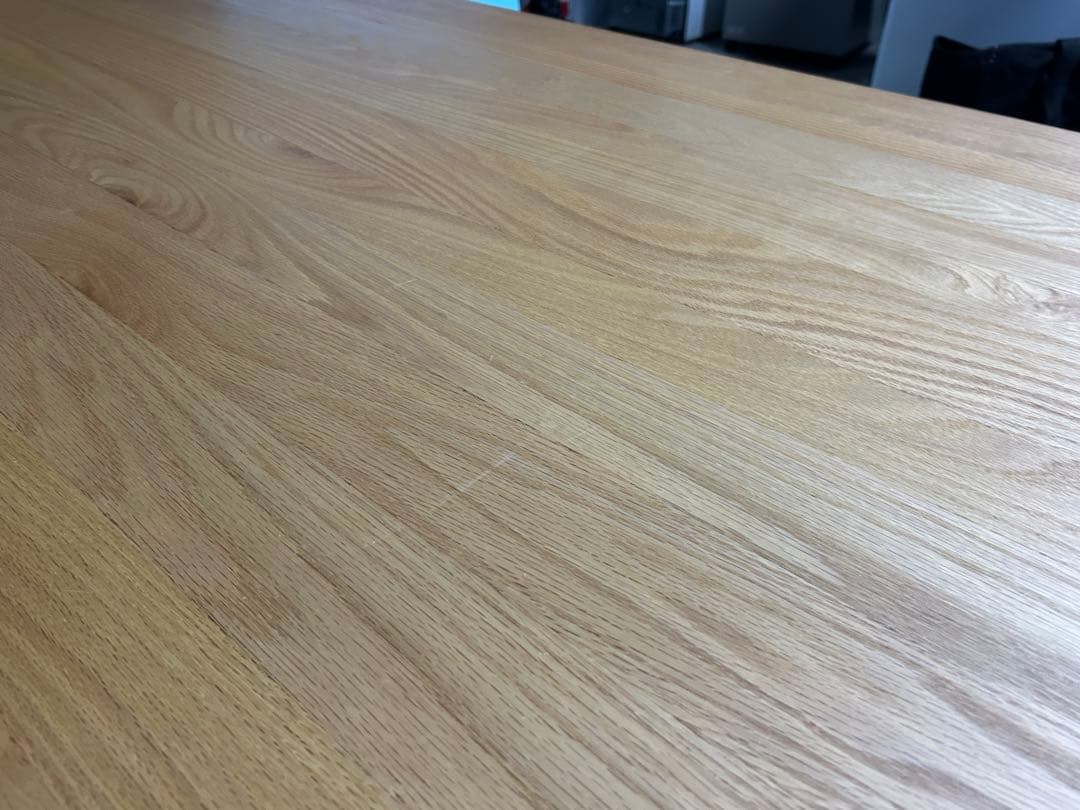 ☆山口県下松市よりダイニングテーブル 天然木 ナフコ 幅180 奥90 高71