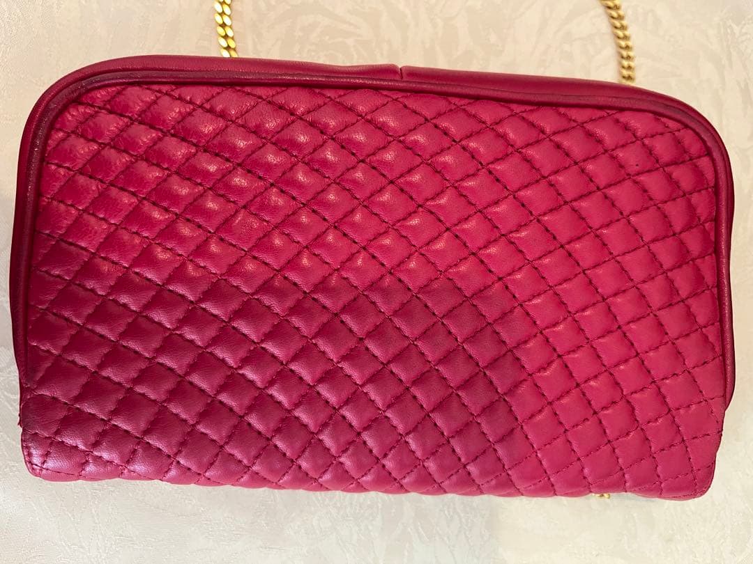 BALLY バリー ヴィンテージ キルティングショルダーバッグ ゴールドチェーン