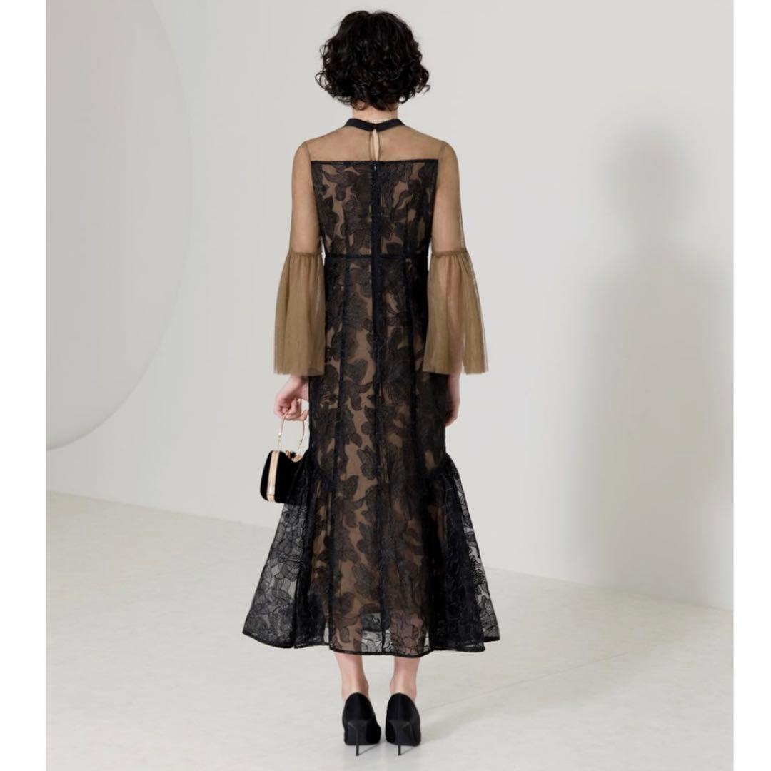 極美品 Leja レジャ 結婚式 マーメイドロングドレス 黒 S 1度着用 完売