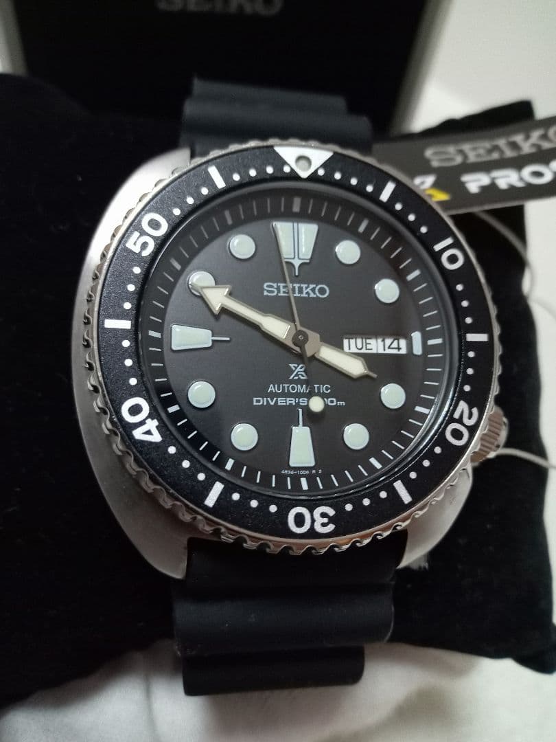 【未使用】SEIKO　PROSPEX　SRPE93　希少タートル　機械式自動巻