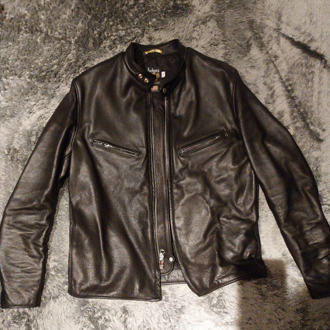 Schott レザーシングルライダースジャケット 541xx 40 - メルカリ