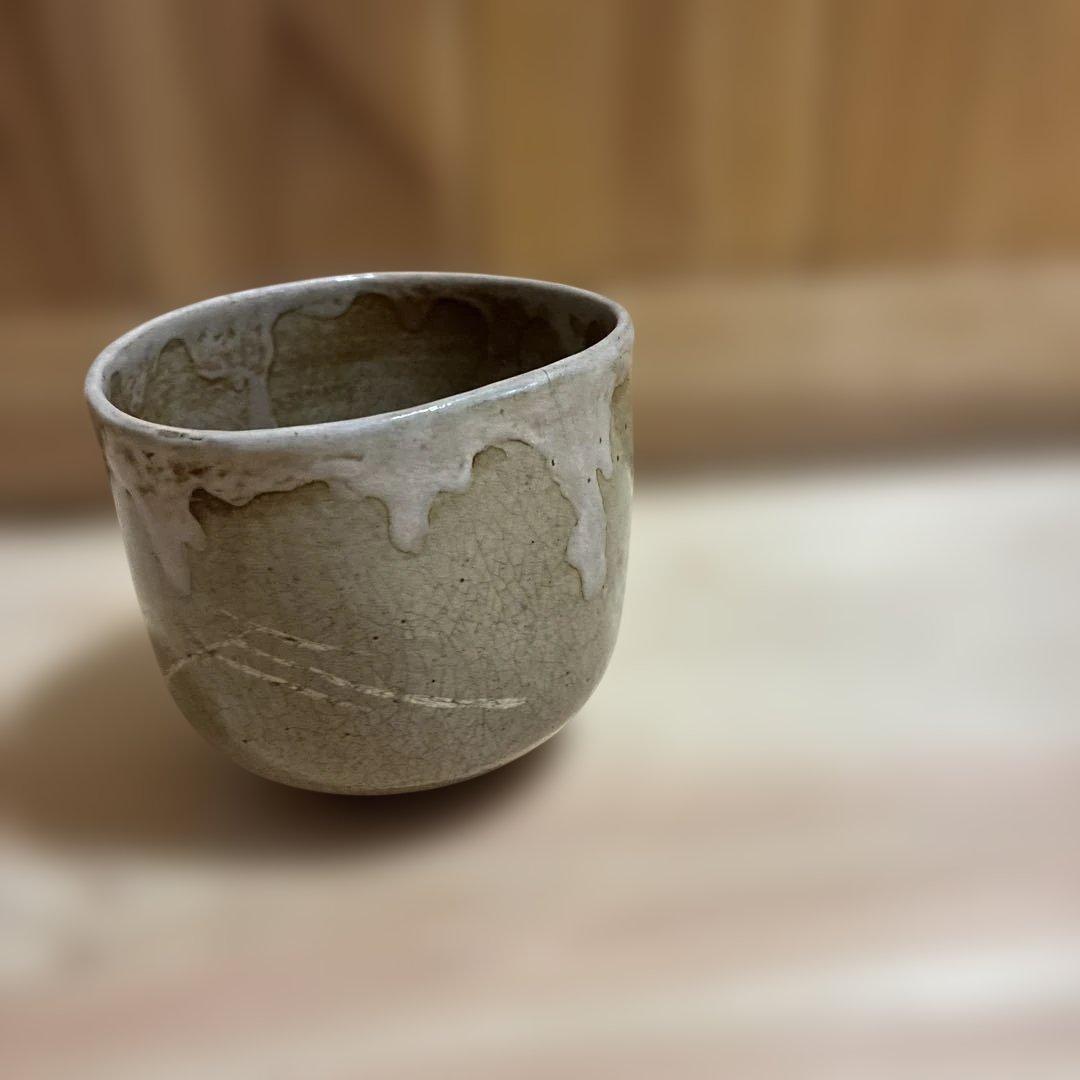 平瀬 露香作 茶碗 銘 雪