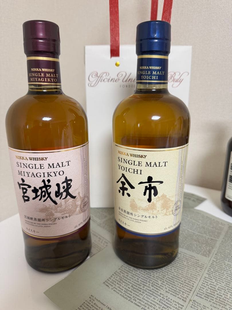 新品未開封！】シングルモルト余市10年と余市ノンエイジの飲み比べ2