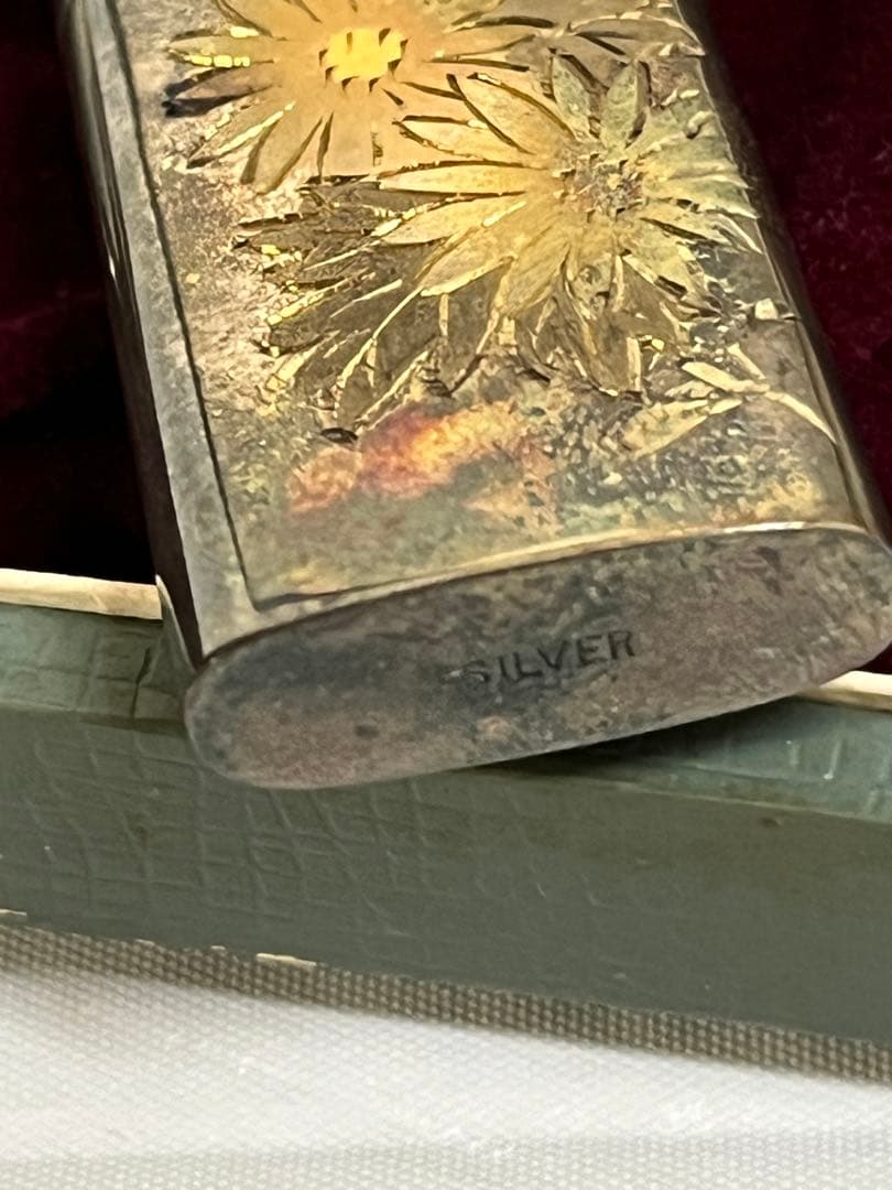 工芸品 銀製 手鏡 香水瓶 セット SV950