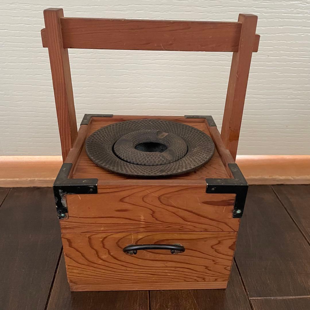 送料込】昭和レトロ 煙草盆 南部鉄器岩鋳 - メルカリ