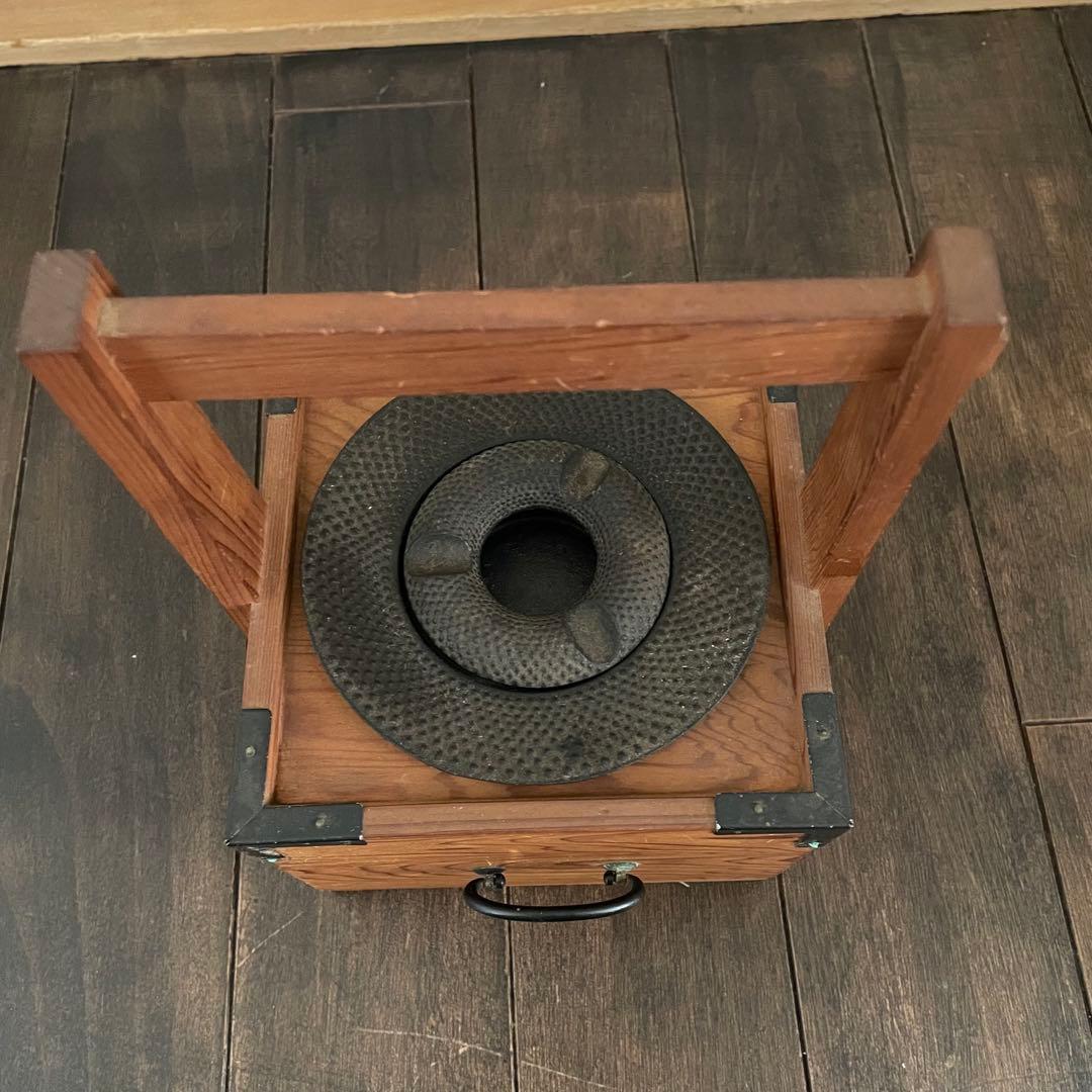 送料込】昭和レトロ 煙草盆 南部鉄器岩鋳 - メルカリ