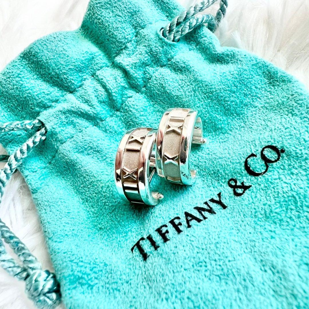 美品】ティファニー Tiffany アトラス ピアス 両耳SV925 Tiffany Atlas