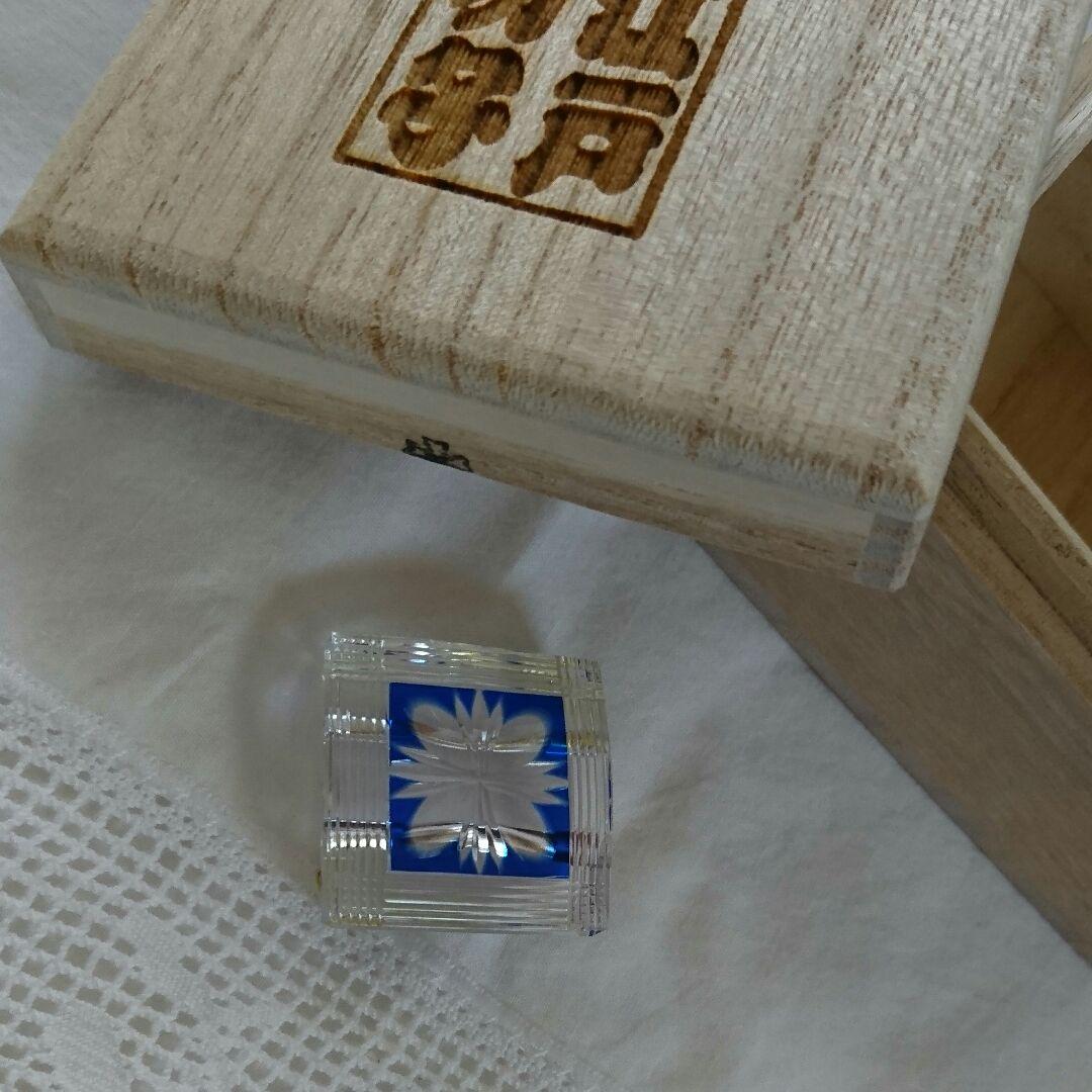 江戸切子帯留め伝統工芸