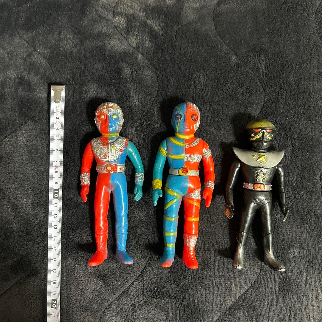 [レトロ】 キカイダー フィギュア　3体セット！