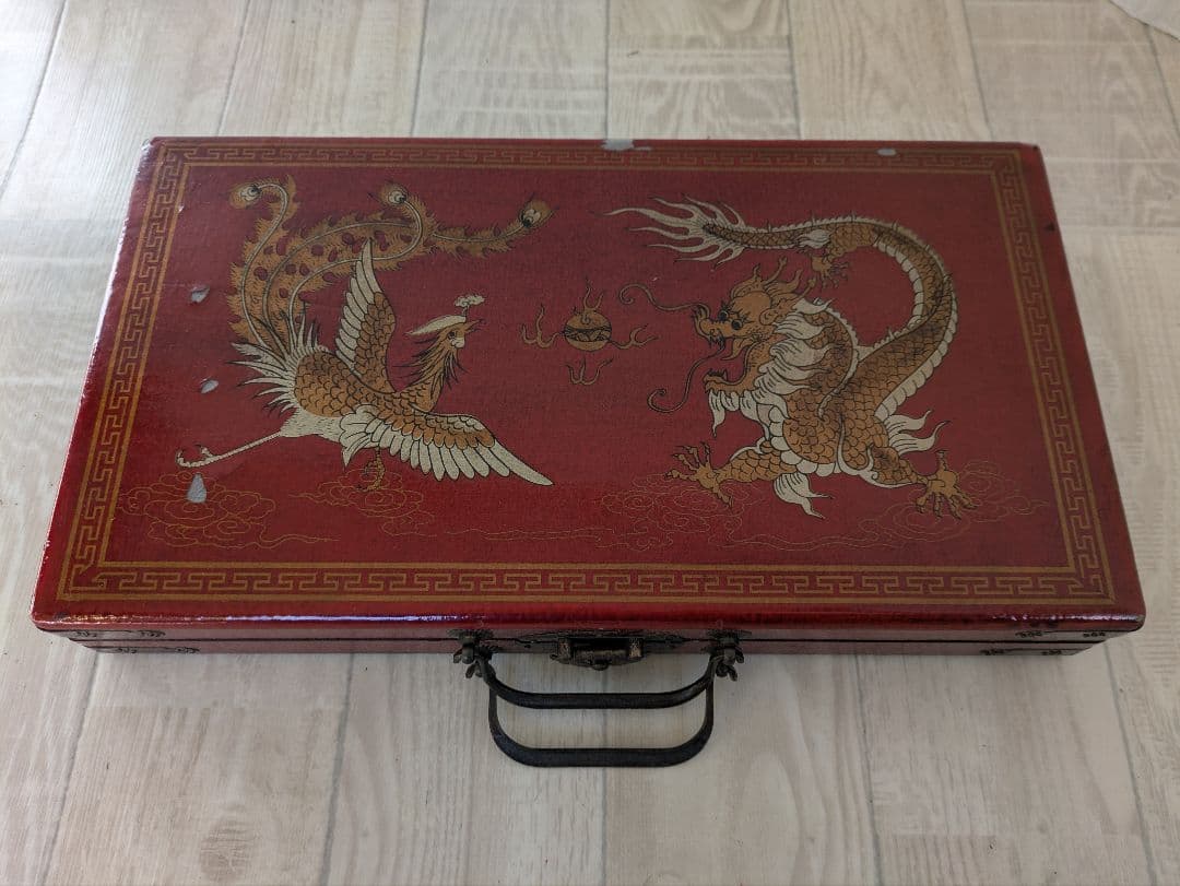 囲碁盤セット ドラゴンデザイン