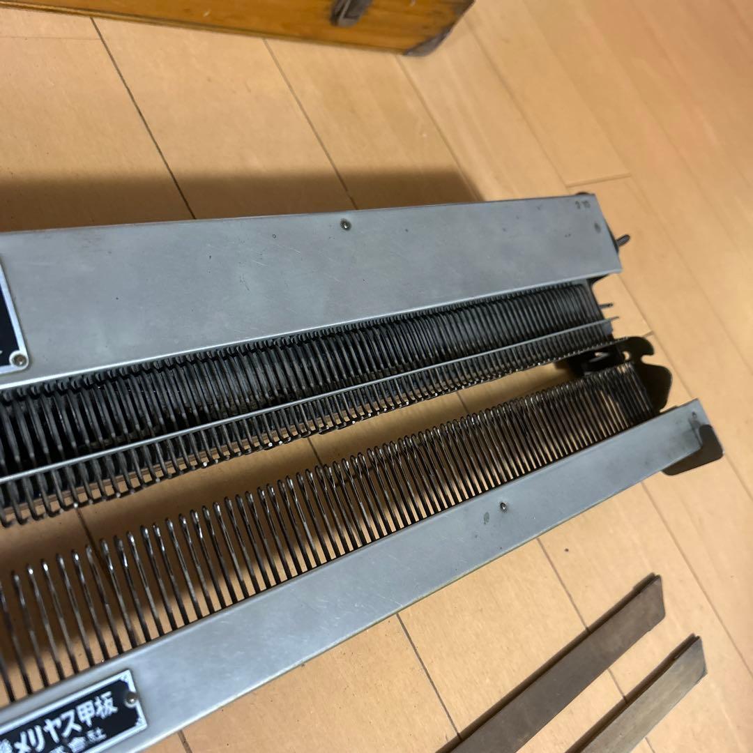 編み機 アンティーク 昭和 レトロ 超希少 高速編み機 木箱