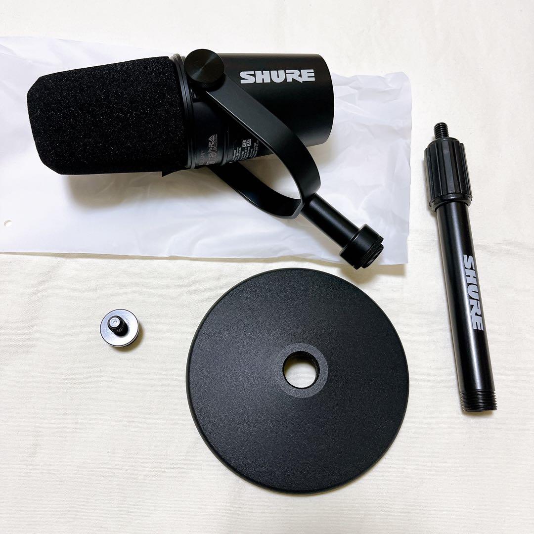 SHURE MV7+ ダイナミックマイク Shure MV7+ スタンド