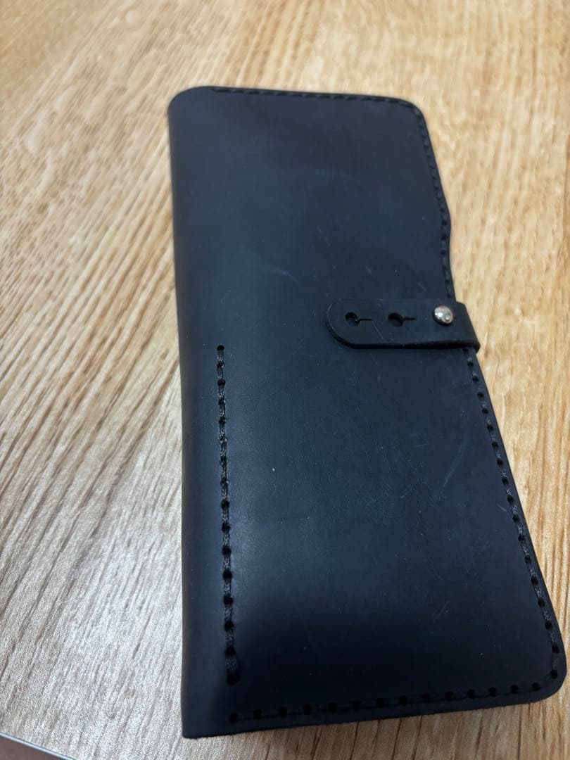 ewittco レザー ペンケース ネイビー