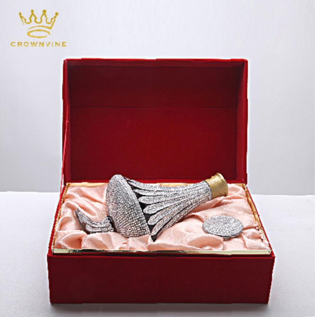 クリスタルデキャンタ トラディション スタイル ブランデー シルバー