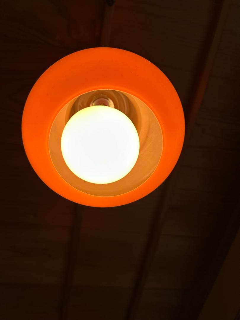 昭和レトロ ペンダントライト スペースエイジ ミッドセンチュリー 当時