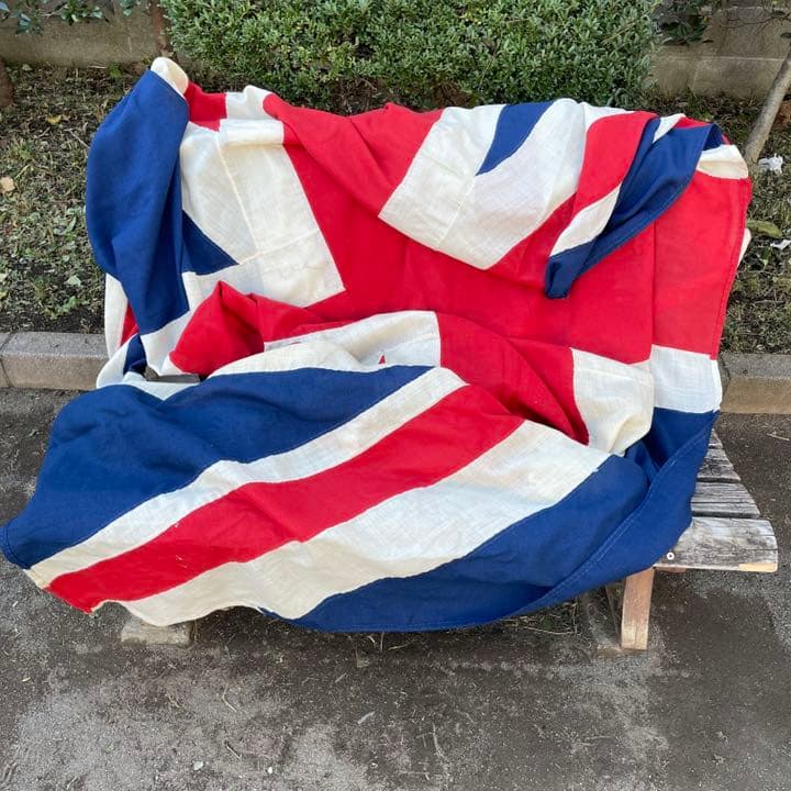 超貴重！巨大ユニオンジャック　英国イギリスアンティーク旗　ヴィンテージ古着USA