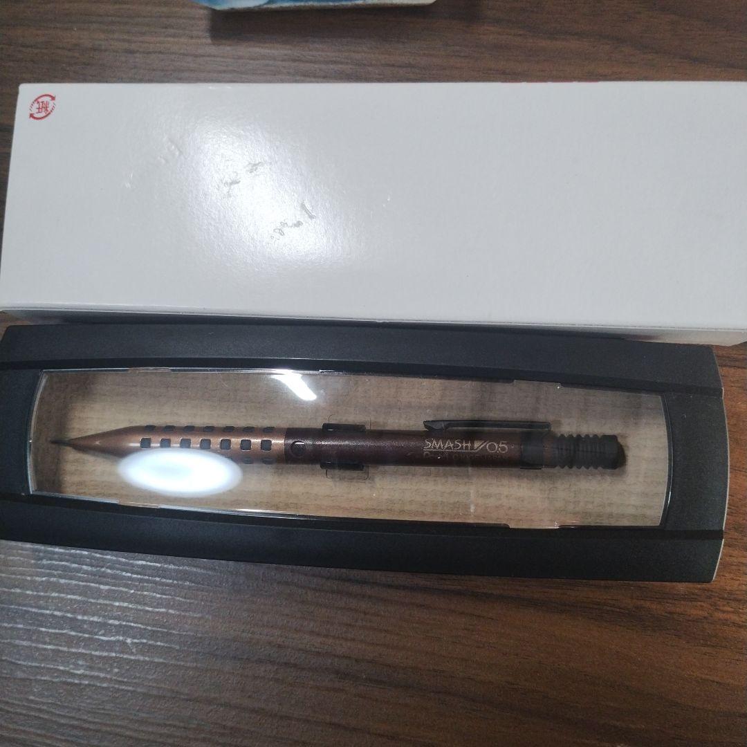 注意事項⚠️あり！！！ 野原工芸 黒柿シャーペン新型 ゴールド金具