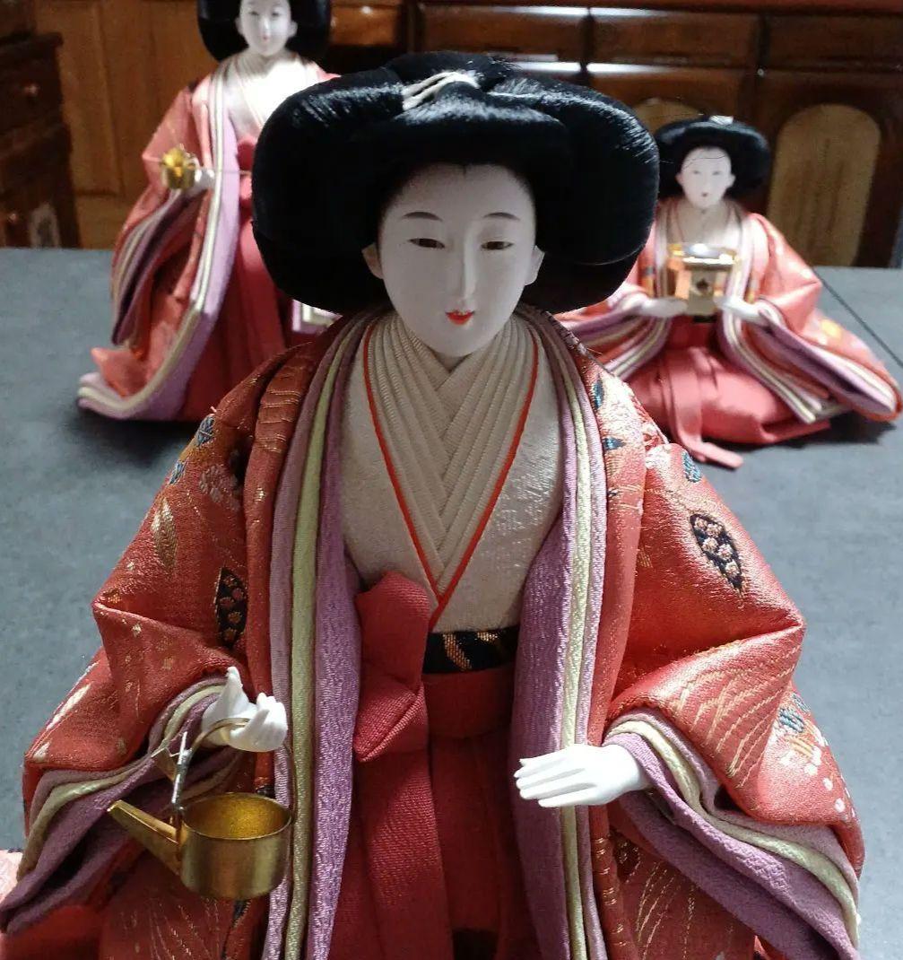 吉徳大光 雛人形 三人官女　初節句　ひな人形　お雛様　お内裏様　ひな祭り