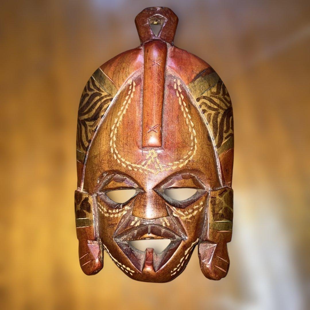木製 アフリカ 仮面 マスク アフリカ マスク 木製 African Mask