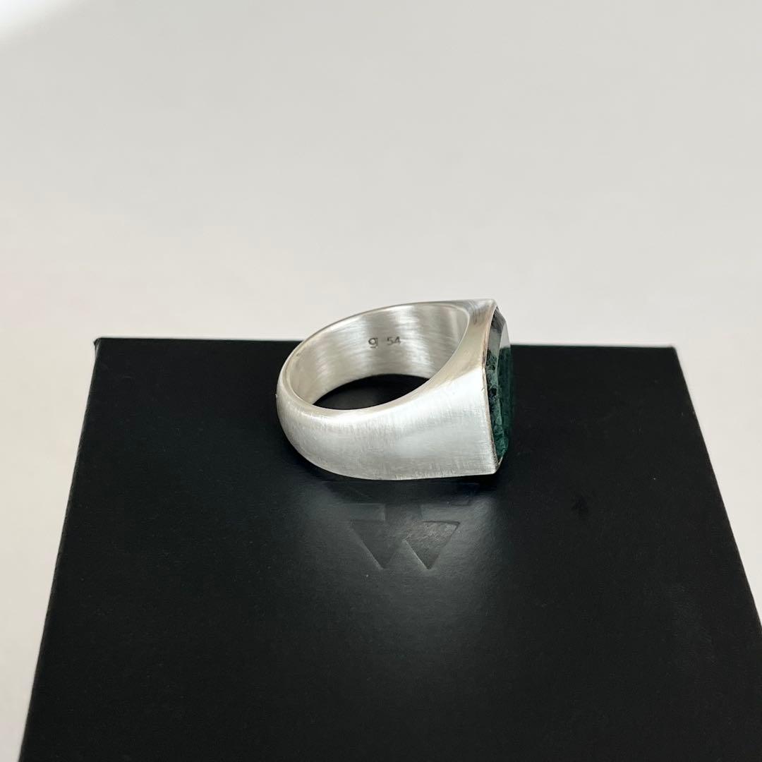 【美品】TOM WOOD cushion onxy ring g54 14号