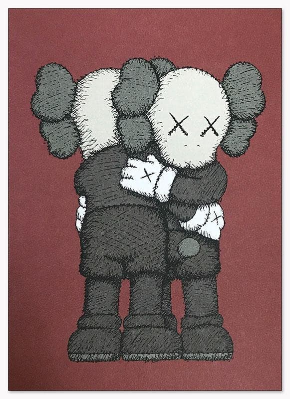 限定マット額装品/カウズ Kaws【TOGETHER 2018】USA