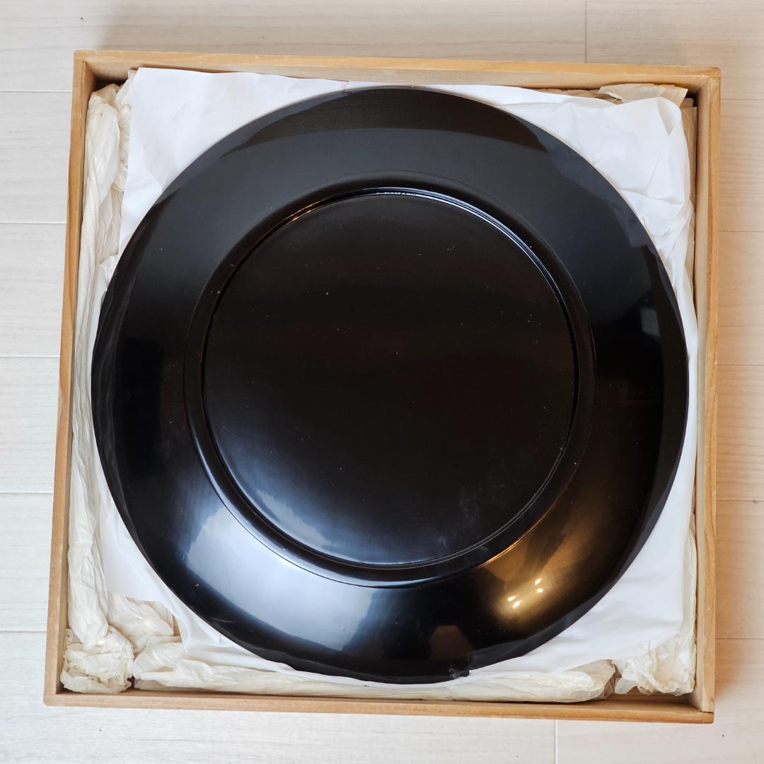 ✨美品✨ 大角弘明作 輪島塗 飾り皿 蝶 共箱入 漆器 伝統