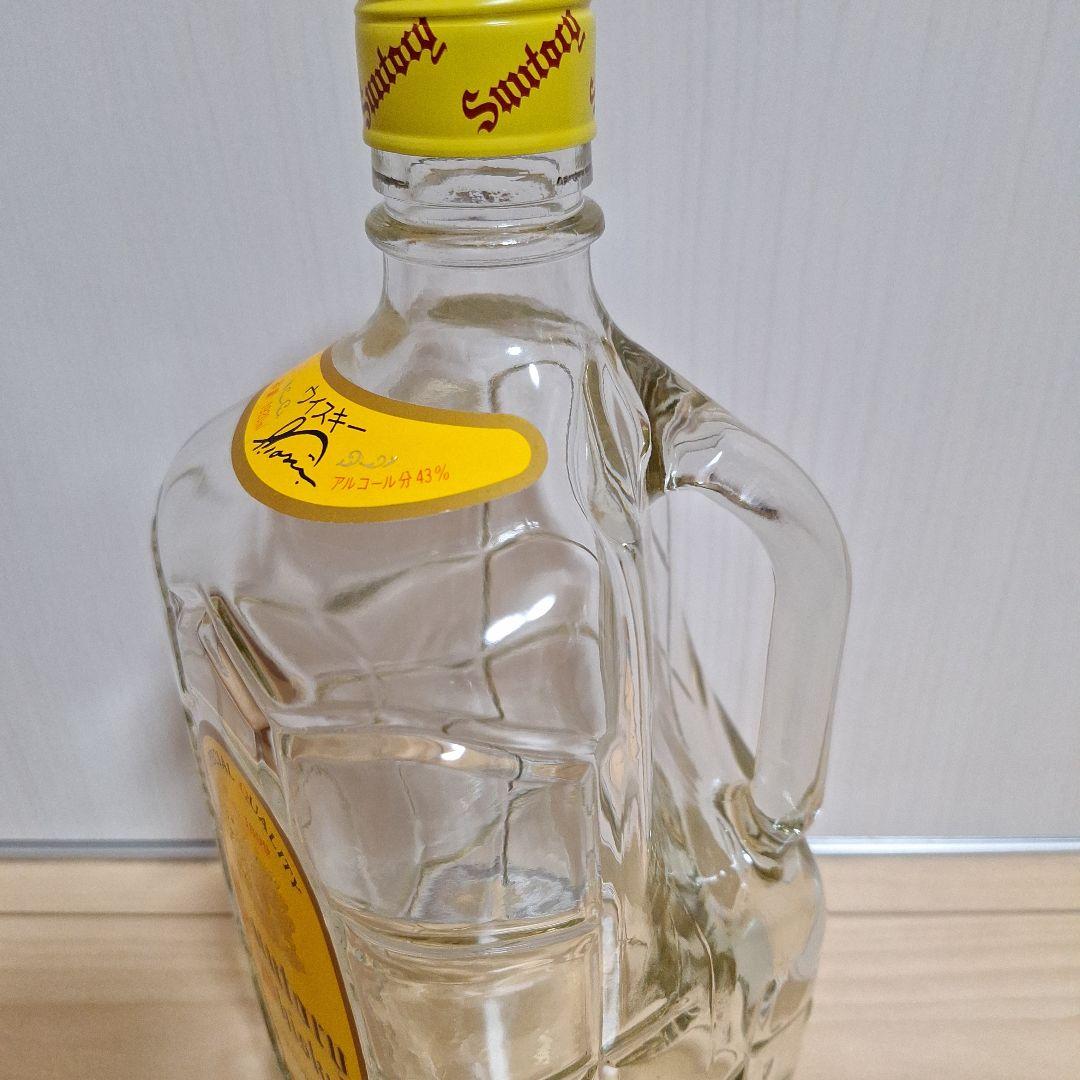 旧ラベル超希少】サントリーウイスキー1920ml亀甲空ボトル