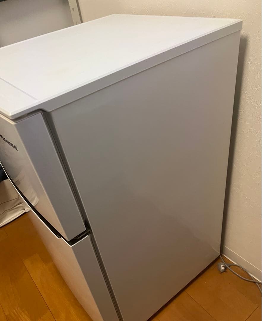 Hisense HR-B95A 2ドア冷蔵庫 ホワイト　送料込み