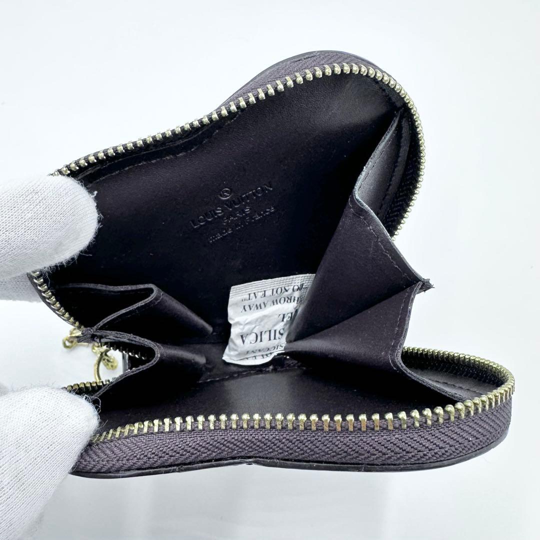 ルイヴィトン ヴェルニ ハート ポルトモネクール 小銭入れ ケース 茶