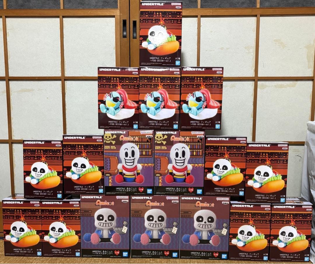 UNDERTALE　プライズフィギュア　 あみこっと　FOOD DESIGN あみこっと UNDERTALE FOOD DESIGN フィギュア UNDERTALE あみこっと