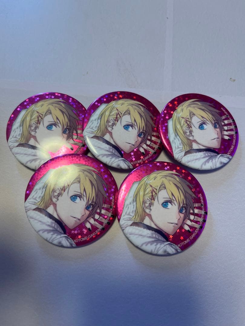 うたプリ ソロアルバム缶バッジ 来栖翔 5点セット うたの☆プリンスさま