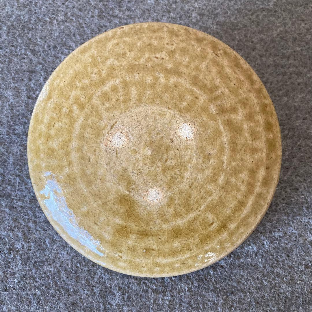 水指 黄瀬戸 耳付き 織部 共蓋 茶道具 陶芸 陶器 水差